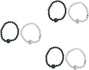 3sets Bracelet Wrist Band Wristbands Wrist Straps Hand Jewelry Stone 2pcs*3
