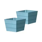 2pc Winawood Planter Pot Small 45x38cm Home/Garden Decor Display Powder Blue
