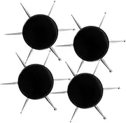 DRESSOOS Nail Art Tools Set 4pcs Circular Dotting Pen 6 Sizes for Quick Nail Design for DIY