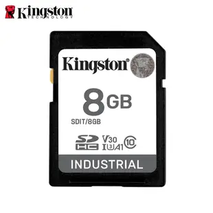 金士頓 Kingston Industrial 工業級 SDHC 記憶卡 8G 高耐用 A1 U3 V30 大卡