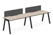 DD Vista Single Sided Workstation For 2 Person with Optic Screen