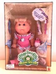 1997 Cabbage Patch Kids Brush Teeth Baby Doll NIB
