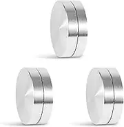 3pcs 30mm Pottery Trimming Spinner, Metal Mini Pottery Throwing Wheel Polymer Clay Spinner Ceramic Tools Trim Stabilizer