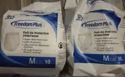 360 Freedom Plus Pull-On Protective Underware/Unisex/Size M/ 10 Pack + 4 Extra