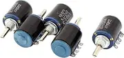Aexit WXD3-12 (Potentiometer) 2K2 2.2K ohm 4mm Shaft Multiturn Rotary Wire Wound (33ry610qf740) Potentiometer 5Pcs