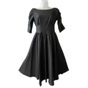 Stop Staring 1950's Inspired Retro October Swing Dress Size Small