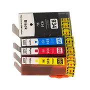 HP Compatible 934XL Series Compatible Inkjet Cartridge Set 4 Cartridges