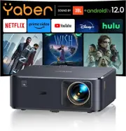 [Sound by JBL & Dolby Audio] 4K Projector with Android TV 12.0, YABER K2S 800...