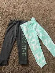 NEW NWT Love Republic Girls size 5/6 Sequin Tie Dye 2-Pack Joggers pants