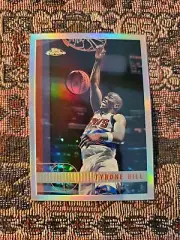 1997 Topps Chrome NBA Basketball #44 Tyrone Hill Refractor Set Break