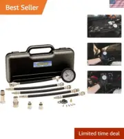 Complete Engine Compression Kit with Large Gauge & Quick-Disconnect Coupler