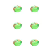 6PK Dudley's World Of Pets Medium Pet Exercise Wheel Rat/Hamster Play Toy Green