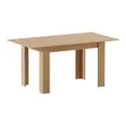 160cm Extendable Dining Table Kitchen Restaurant Cafe Table Wooden