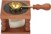 Wax Seal Stove Set,European Vintage Seal Stamp Wax Seal Stove Warmer Tool Suitable for Wax Seal