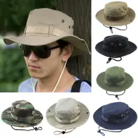 在飛比找蝦皮購物優惠-Boonie Bucket Hat Cap Safari O