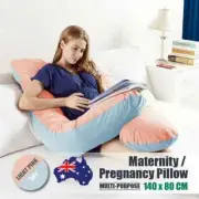 U-Shaped Pregnancy Pillow | Full Body Maternity Support for Back & Belly