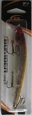 BOMBER Long A - B15 - 1/2 oz. - 4-1/2" - Silver Insert/Red Head/Yellow