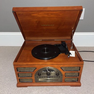 Crosley CR66 5-in-1 Record Player Turntable, Cassette, CD, Radio !