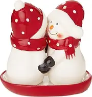Widdle Gifts Ltd Snowmen Christmas Tableware Salt and Pepper Shakers Ceramic