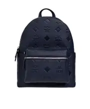 Zippered backpack One size NAVY BLUE