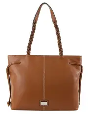 [Cellini] Brixton Leather Tote Bag in Tan