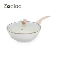 在飛比找蝦皮商城優惠-【Zodiac】諾帝亞花漾30cm雙口不沾平底鍋附蓋ZFB-