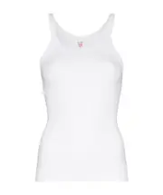 RE/DONE Ribbed Tank Top XXL White