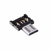 10Pcs Original DM Embedded Micro USB V8 Male to USB OTG Adapter Converter