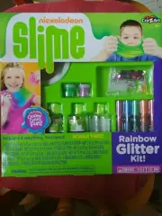 Nickelodeon Slime Rainbow Glitter Kit Fun Mix Make it Yourself Borax Free
