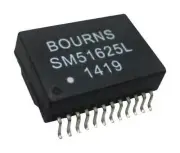 XFMR, 10/100/1000 BASE-T, POE, 1P, SMD, Ethernet & LAN Transformers SM51625EL