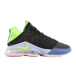 Nike 籃球鞋 LeBron XIX Low EP 19 低筒 黑 螢光綠 氣墊 男鞋 LBJ DO9828-001