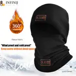 秋冬多功能脖套保暖滑雪面罩搖粒絨騎行保暖面罩運動保暖頭套