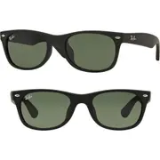 Ray-Ban New Wayfarer 55mm Rectangular Sunglasses in Matte Black at Nordstrom One Size