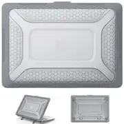 MCC Shockproof MacBook Pro 13-inch 2020 Heavy Duty Case Cover Apple-A2289 [Grey]