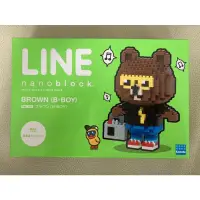 在飛比找蝦皮購物優惠-【全新】日本nanoblock LINE聯名積木 熊大 KA