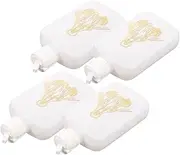 SAFIGLE 4pcs Christian Holy Water Bottles Elegant Decorative Empty Containers for Baptism Festival Portable Design for Daily Use and Travel