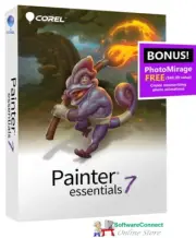 Corel Painter Essentials 7 for Windows 10 & BONUS PHOTOMIRAGE - PHOTO ANIMATION