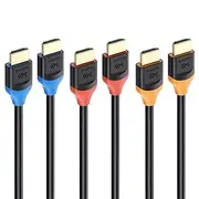 [Ultra High Speed HDMI Certified] Cable Matters 3-Pack 48Gbps 8K HDMI Cable - 2m, 8K@120Hz, 4K@240Hz and HDR Support for PS5, Xbox Series X/S, RTX3080/3090, RX 6800/6900, Apple TV, and More