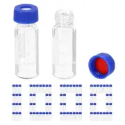 1000pcs 2ml Autosampler Vial HPLC/GC/LC Vials Lab Clear Vials Sample Vial