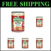 Ready-to-Eat Beef Ravioli in Italian Tomato Sauce - 15 oz Canned Meal Pack of 5