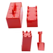Simplified Building Experience For Kid's Plastic Castle Maker for Outdoors