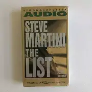 SEALED Simon and Schuster Audio Book The List Steve Martin 4 cassettes