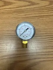 Swimming Pool Filter Pressure Gauge 1/4" Bottom Thread 0-60 PSI Side Mount Gauge