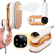 2-IN-1 Portable Clothes Steamer,Xkimos 1400W 3 Models Garment Steamer,15s Fast Heat Up,Mini Iron Steam Steamer for Travel,Powerful Travel Product for Home Appliance & Gift