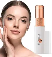 Urban Yog Electric Facial Hair Remover for Women, Quick 60-Minute Charge, 100-Minute Runtime, Stainless Steel Blade, Painless Hair Removal for Upper Lip, Chin, Eyebrows & Cheeks, Compact & Portable