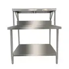 Modular Heavy Duty Salamander Bench with Shelf Braces - SMB-8-1200 GRS-SMB-8-120