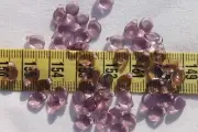 5x7mm Pip Preciosa Czech Glass Beads # 297-L Trans Medium Amethyst 50pcs