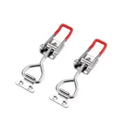 Toggle Latch Clamp，Adjustable 304 Stainless Steel Pull Hasp Latches, Quick Re...