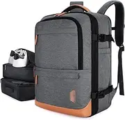[bagsmart] Compression Travel Backpack, 40L Expandable Airline Approved Carry On Backpack with Packing Cubes