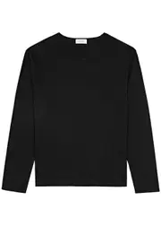 Second Layer Dias Cortas Ribbed Jersey top - Black S